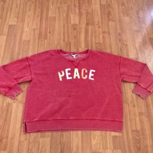 American Eagle PEACE Crewneck